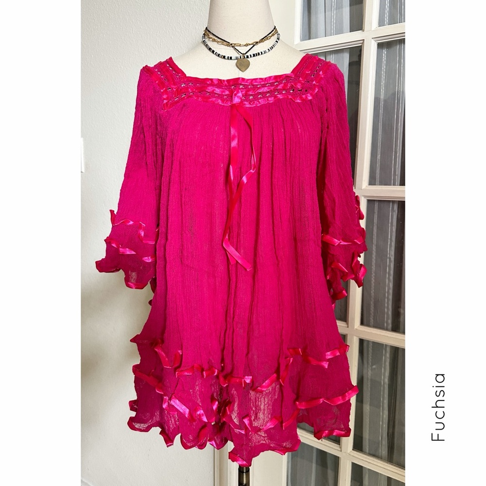 Mexican Angelita Gauze Top NEW